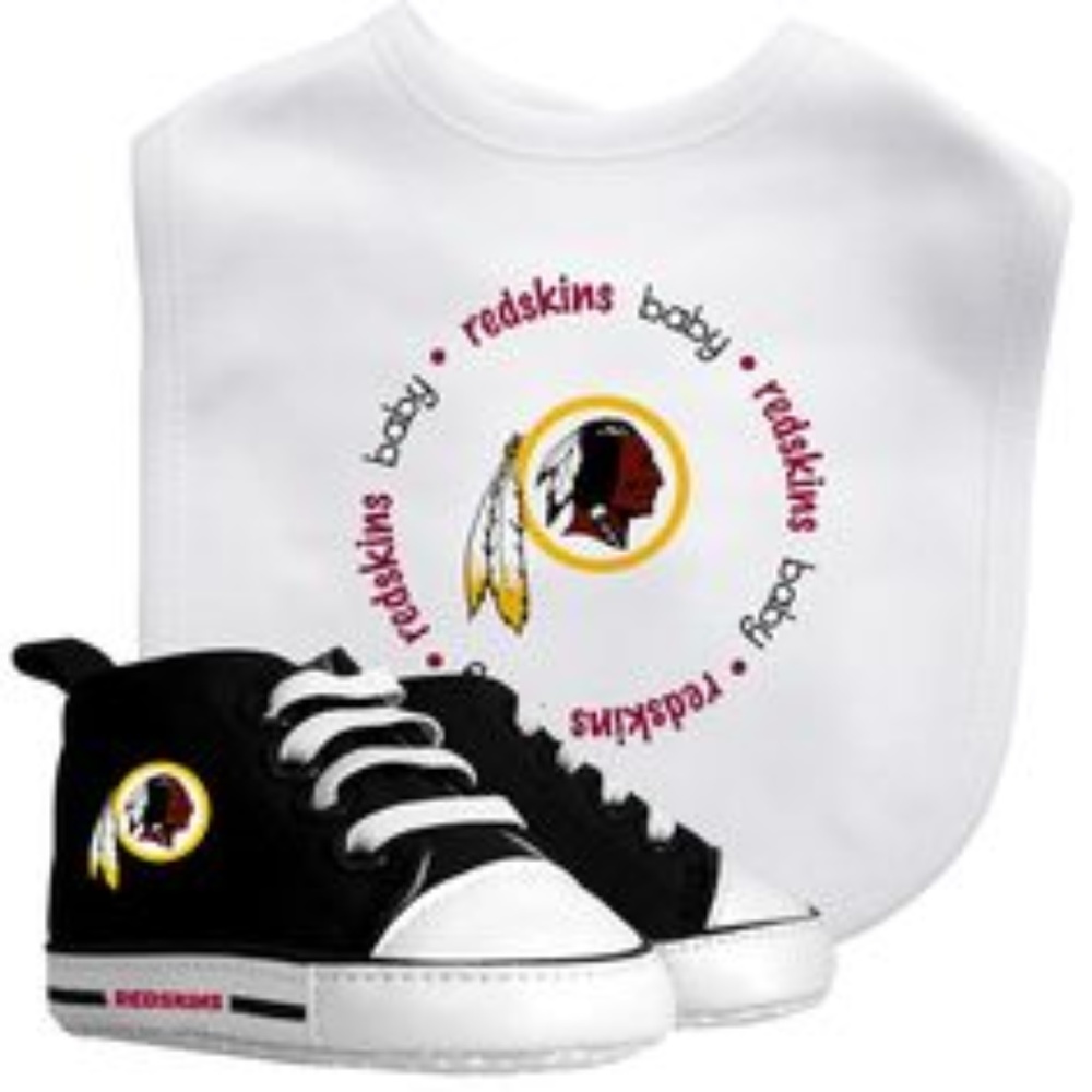 Baby NFL Bib & Pre Walkers Fans Set Redkins